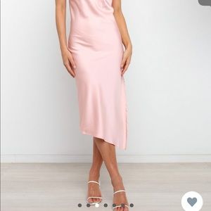 Petal & Pup Satin Midi Dress